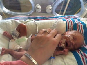 Gabriella was born premature at 28 weeks gestation